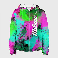 Куртка с капюшоном женская Color impression - abstraction, цвет: 3D-белый