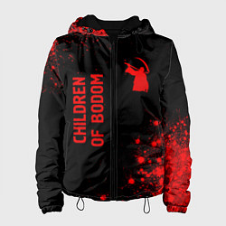 Женская куртка Children of Bodom - red gradient вертикально