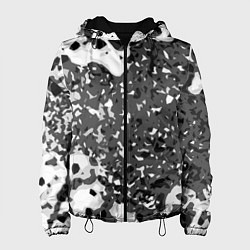 Женская куртка Чёрно-белая абстракция