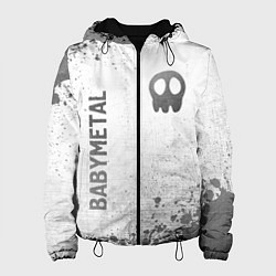 Женская куртка Babymetal - white gradient вертикально