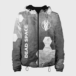 Женская куртка Dead Space - grey gradient вертикально