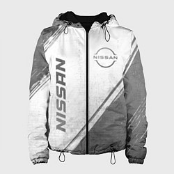 Женская куртка Nissan - white gradient вертикально