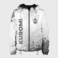 Женская куртка Kuromi - white gradient вертикально