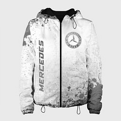 Женская куртка Mercedes - white gradient вертикально
