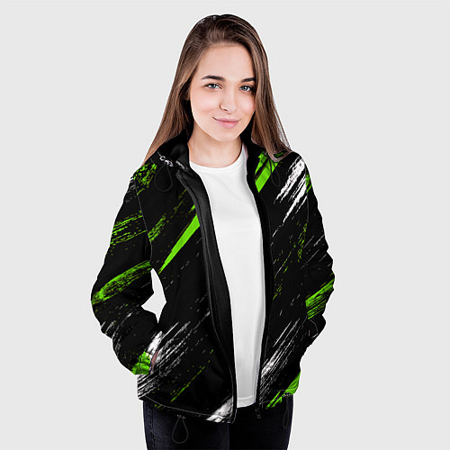 Женская куртка Sports suit / 3D-Черный – фото 3