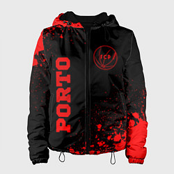 Женская куртка Porto - red gradient вертикально