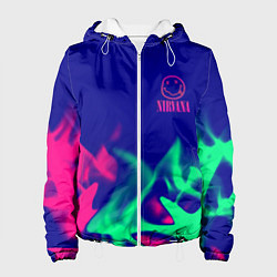 Женская куртка Nirvana fire neon