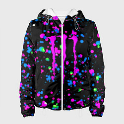 Женская куртка Monster energy неоновые краски