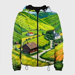 Женская куртка Русская душа и поле