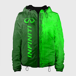 Женская куртка Infiniti - green gradient по-вертикали