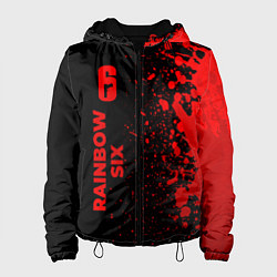 Женская куртка Rainbow Six - red gradient по-вертикали