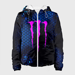Куртка с капюшоном женская Monster energy броня, цвет: 3D-белый
