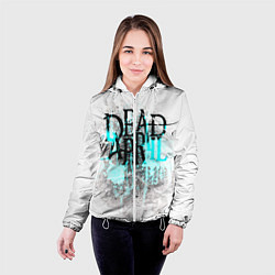 Куртка с капюшоном женская Dead by april краски, цвет: 3D-белый — фото 2