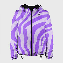 Женская куртка Лавандовый тигровый паттерн