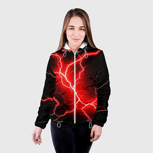 Женская куртка Lightning / 3D-Белый – фото 4