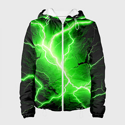 Женская куртка Color green black