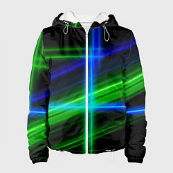 Женская куртка Color blue black green