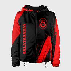 Женская куртка Galatasaray - red gradient вертикально