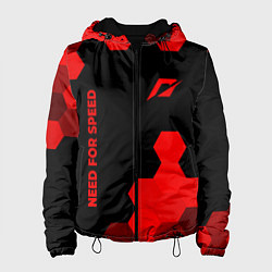 Женская куртка Need for Speed - red gradient вертикально