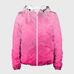 Женская куртка Розовый градиент с узором