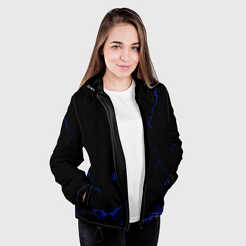 Женская куртка Color black blue / 3D-Черный – фото 3