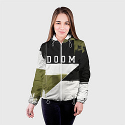 Куртка с капюшоном женская Doom The Dark Ages, цвет: 3D-белый — фото 2