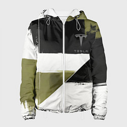 Женская куртка Tesla логотип