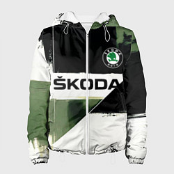 Женская куртка Skoda логотип