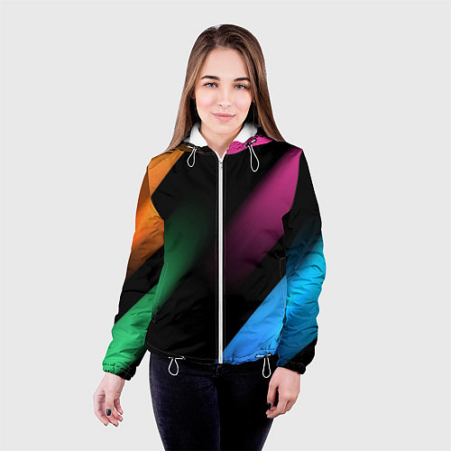 Женская куртка Multicoloured / 3D-Белый – фото 4