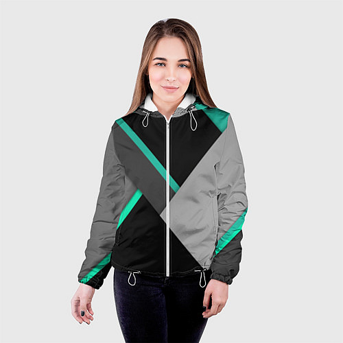 Женская куртка Multicoloured / 3D-Белый – фото 4