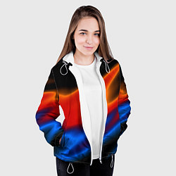 Куртка с капюшоном женская Multicoloured, цвет: 3D-белый — фото 2