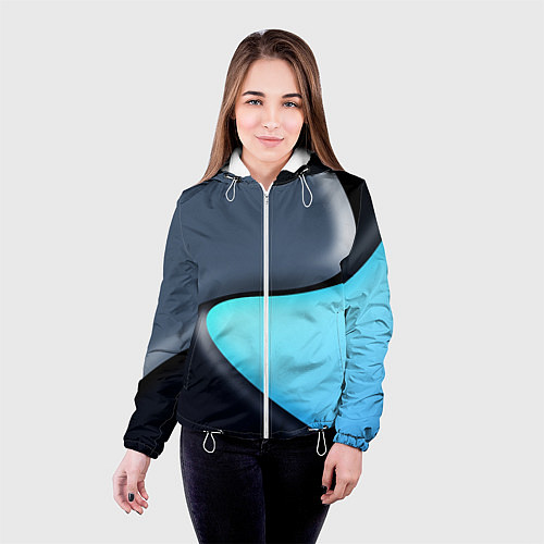 Женская куртка Разноцветный / 3D-Белый – фото 4