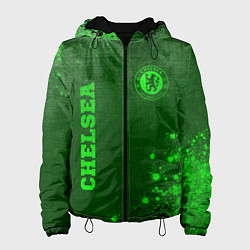 Женская куртка Chelsea - green gradient вертикально