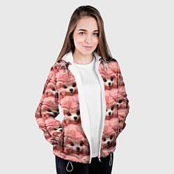 Куртка с капюшоном женская Игрушки зверушки, цвет: 3D-белый — фото 2