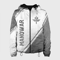 Женская куртка Manowar - white gradient вертикально