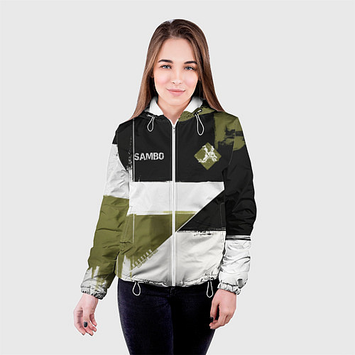 Женская куртка Русское самбо / 3D-Белый – фото 4