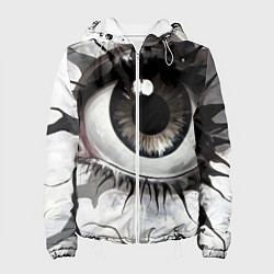 Женская куртка Гигантский глаз - психоделика