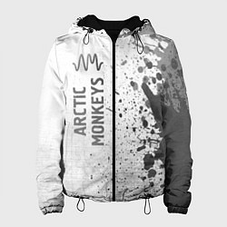 Женская куртка Arctic Monkeys - white gradient по-вертикали