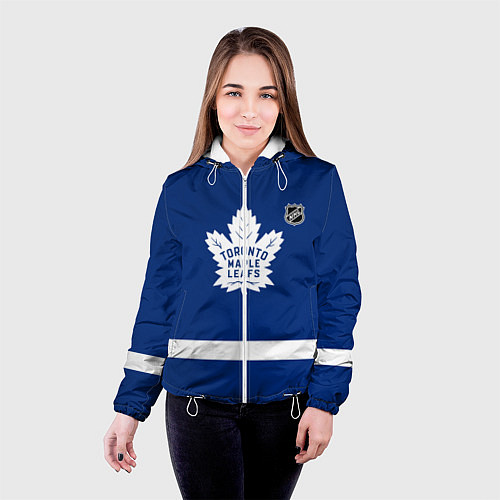 Женская куртка Торонто Мейпл Лифс хоккей / 3D-Белый – фото 4