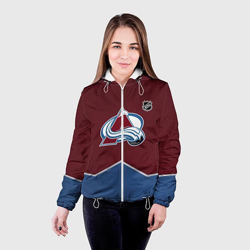 Женская куртка Колорадо Эвеланш хоккей / 3D-Белый – фото 4