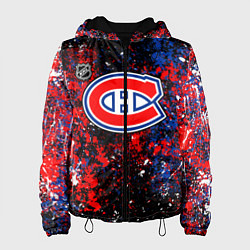 Куртка с капюшоном женская Montreal Canadiens NHL black, цвет: 3D-черный