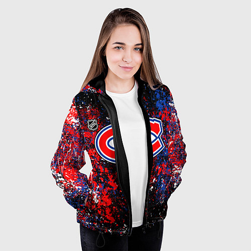 Женская куртка Montreal Canadiens NHL black / 3D-Черный – фото 3
