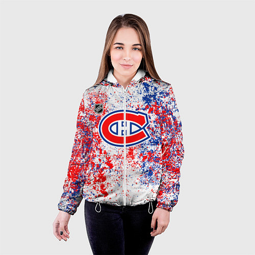Женская куртка Montreal Canadiens NHL white / 3D-Белый – фото 4