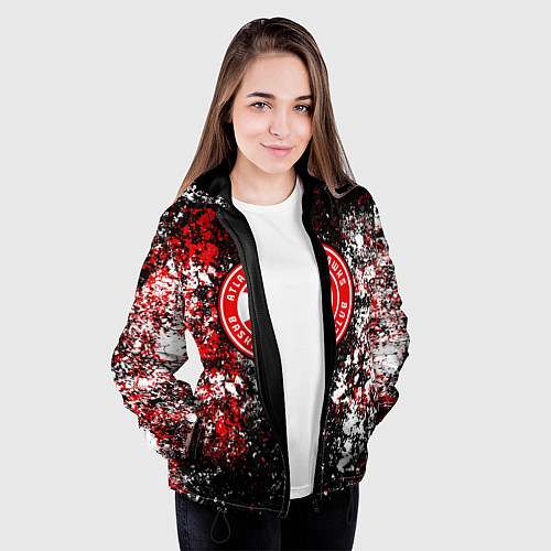 Женская куртка Atlanta Hawks / 3D-Черный – фото 3