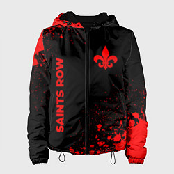 Женская куртка Saints Row - red gradient вертикально