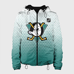 Женская куртка Анахайм Дакс - зеленая геометрия