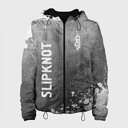 Женская куртка Slipknot - grey gradient вертикально