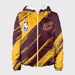 Куртка с капюшоном женская Кливленд Кавальерс - команда НБА, цвет: 3D-белый
