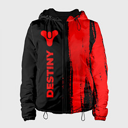 Женская куртка Destiny - red gradient по-вертикали