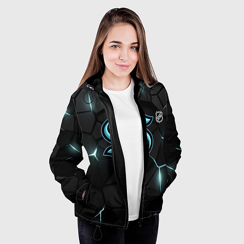 Женская куртка Сиэтл Кракен - НХЛ хоккей / 3D-Черный – фото 3